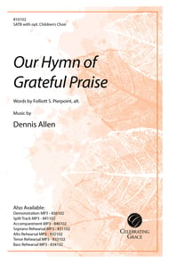 Our Hymn of Grateful Praise SATB choral sheet music cover Thumbnail